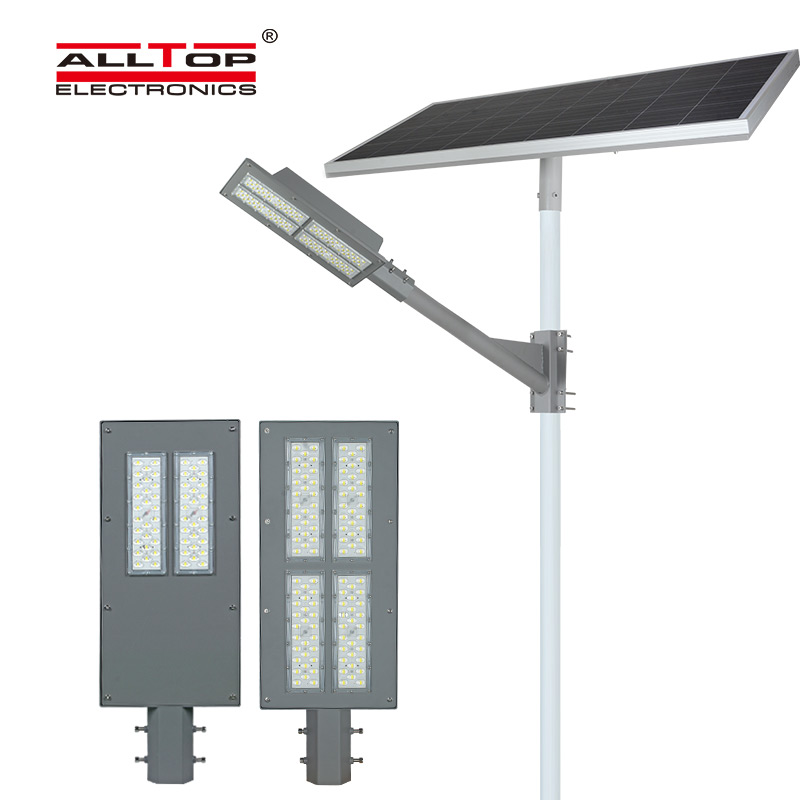 Наружное водонепроницаемое дорожное освещение ALLTOP высокой яркости ip65 smd 180 Вт, светодиодный уличный фонарь на солнечной батарее