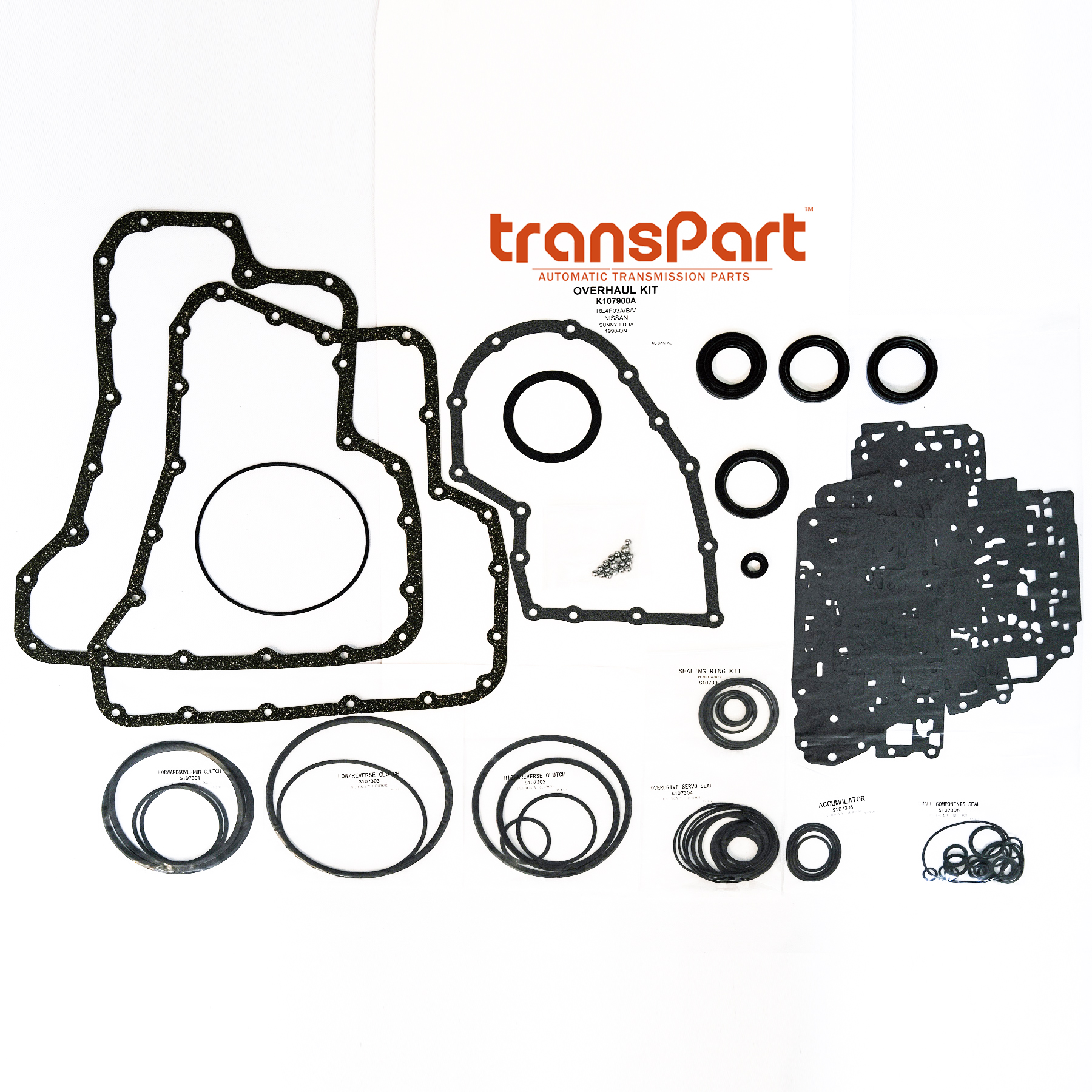 RE4F03A RE4F03B RE4F03V Automatic Transmission Gearbox Overhaul kit Seal Kit for NISSAN Manufacturer Direct selling