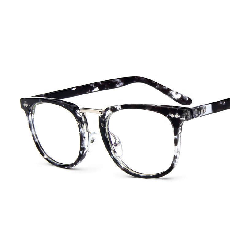 Wholesale classic rice nail metal frame eyewear customized safety spectacles men cheap price blue light blocking glasses frame