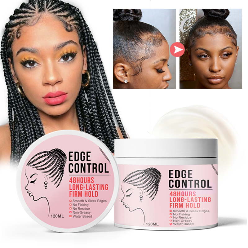Wholesale Custom Shine Jam Edge Control Extra Hold No White Smooth And Sleek Edges