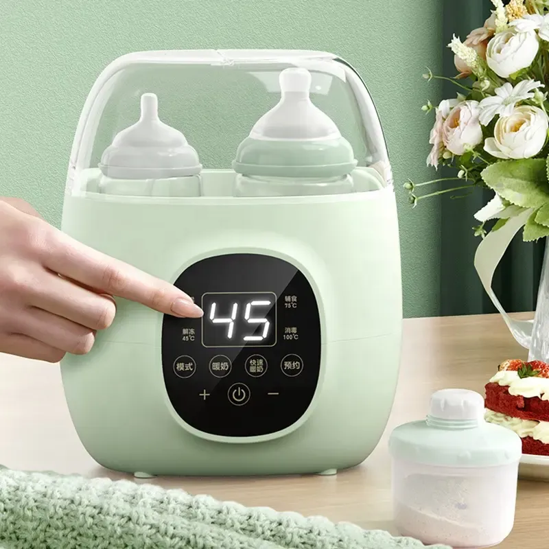 Exquisitely Designed 5-in-1 Double Baby Food Maker Heater BPA Free 24hrs Constant Fast Milk Bottle Warmer