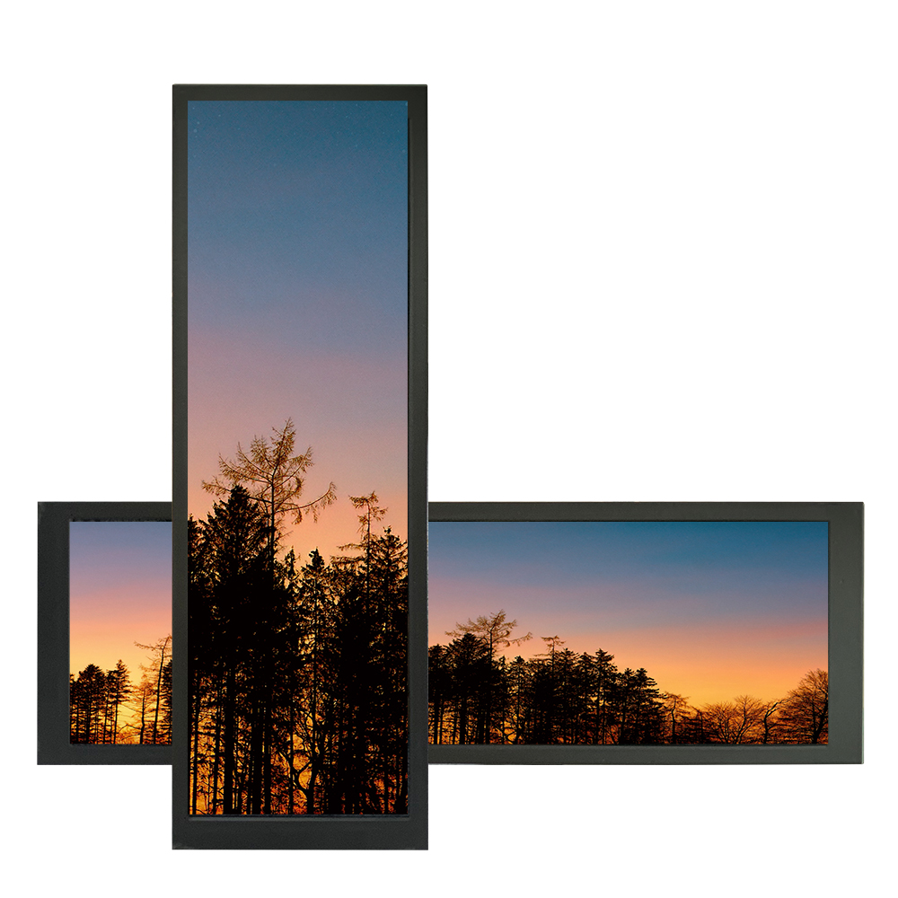 7,84 дюймовый ЖК-дисплей, растягивающийся дисплей 400x1280 tft, жидкокристаллический дисплей, портативный монитор, монитор видеонаблюдения, рекламный дисплей