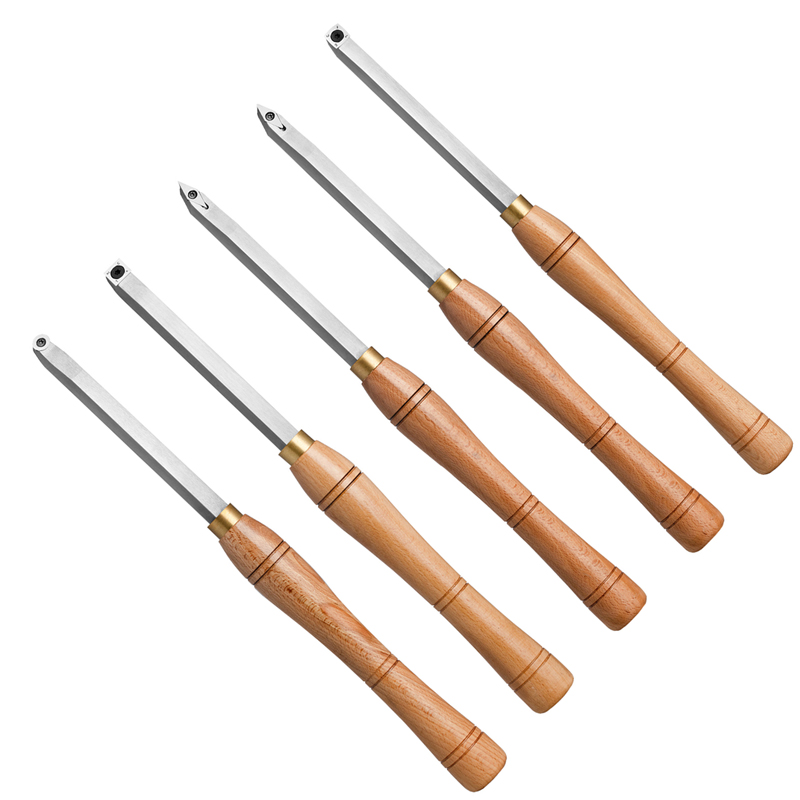 DIY woodworking tools Detachable carbide turning tools with round blades