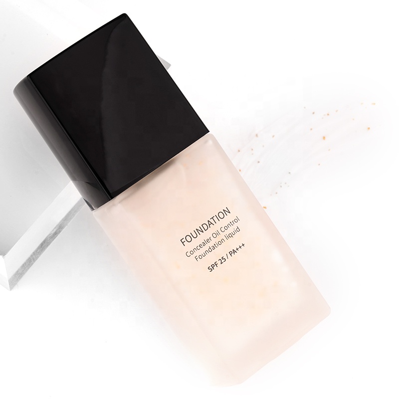 private label oil-control SPF 25 PA+++ long lasting transparent jelly gel make up base concealer foundation liquid