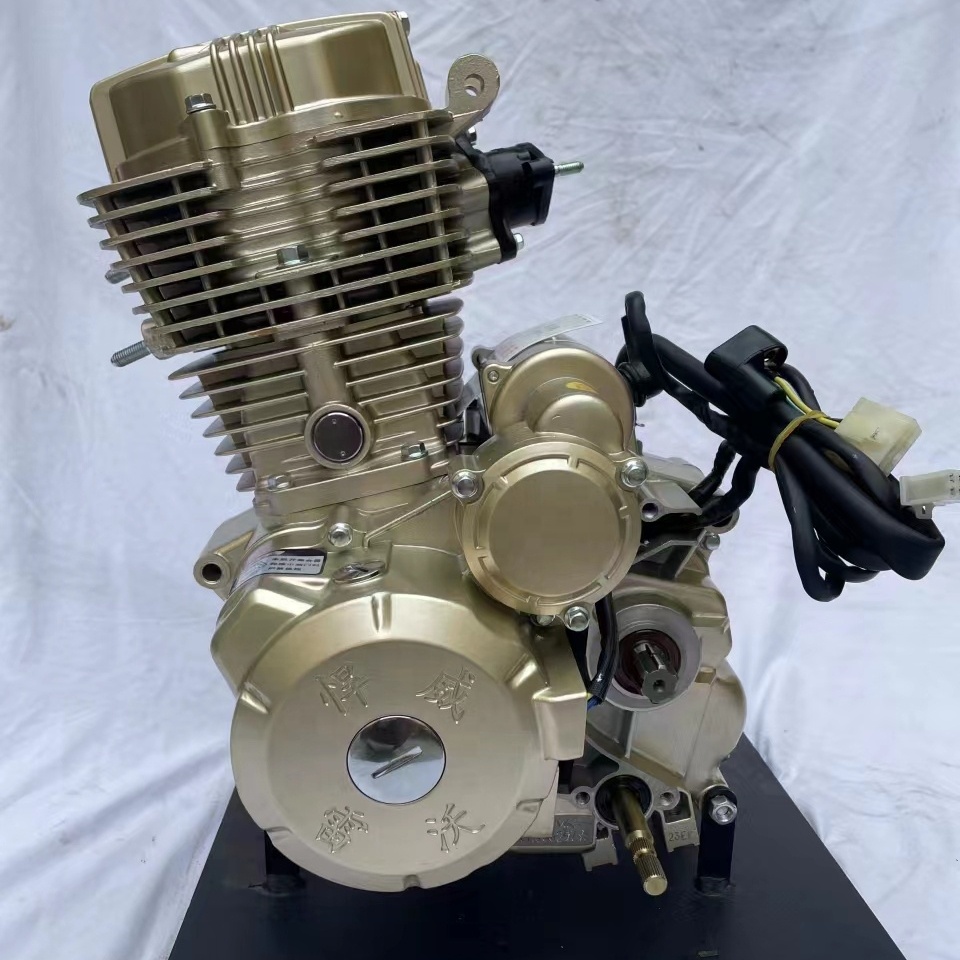 Высокоскоростной двигатель мотоцикла 200CC 5 передач CG200 в сборе с воздушным охлаждением