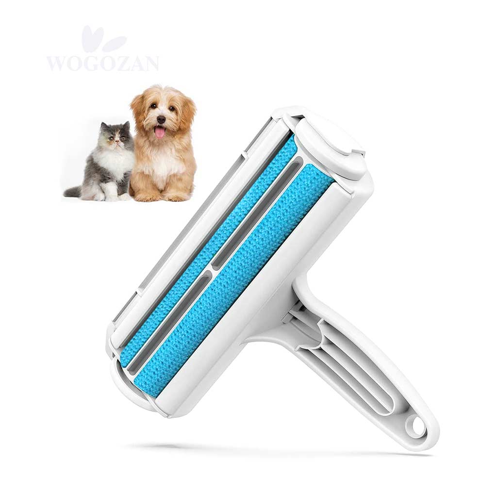 Amazon Reusable Dog Fur Remover Self-Cleaning Furniture Couch Clothes Bed Lint Remover Pet Hair Remover Roller Cleaner