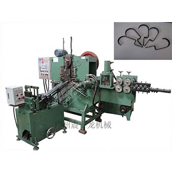 Automatic Flat Wire Cloth Hanger Hooks Making Machine & thread rolling machine