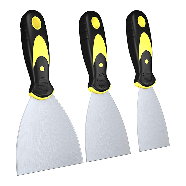 Stainless Steel Scraper Putty Knife PP TPR Handle Putty Knife Wall Scraper Putty Knife Paint Scraper Tool
