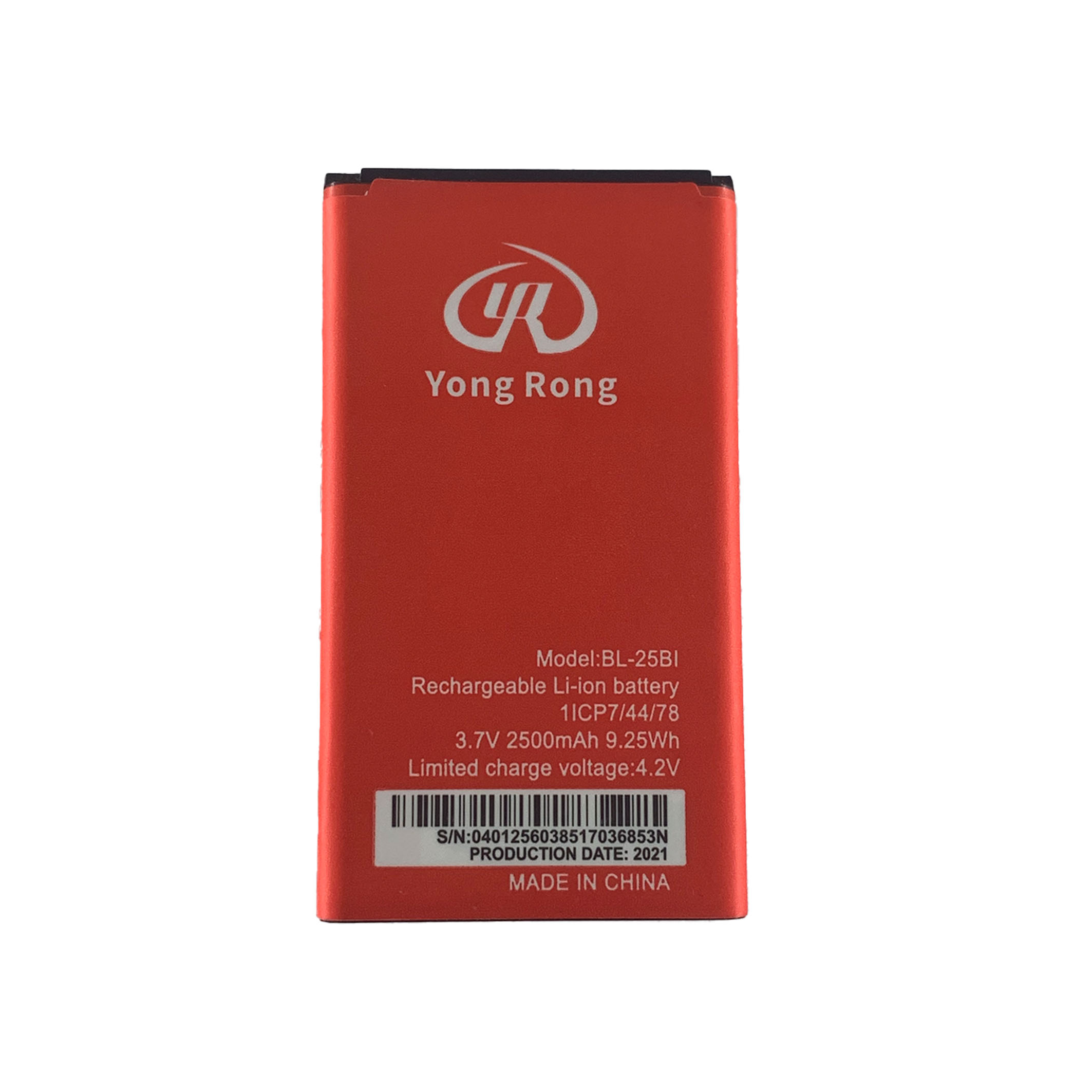 The latest version of large-capacity mobile phone battery IETL 25BI is suitable for itel mobile phone batteries