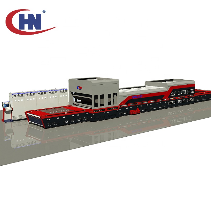 4-19mm  Jetconvection low-e flat building and door glass tempering furnace