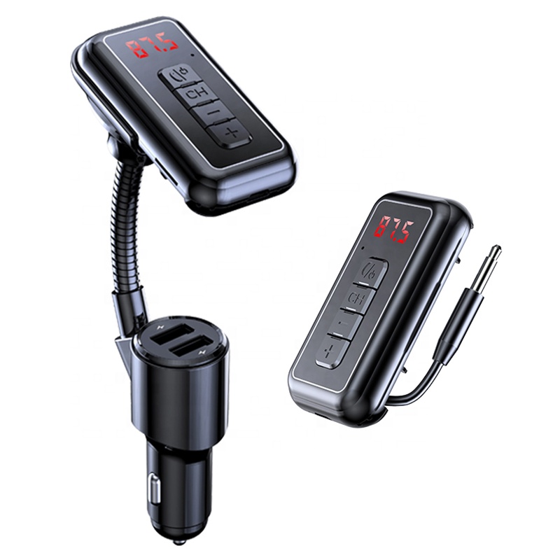 Новый FM-передатчик Y4, Bluetooth, громкая связь, аудио, Автомобильный MP3-плеер, 2,1 А, быстрое зарядное устройство с двумя USB, автомобильные аксессуары, Bluetooth-приемник