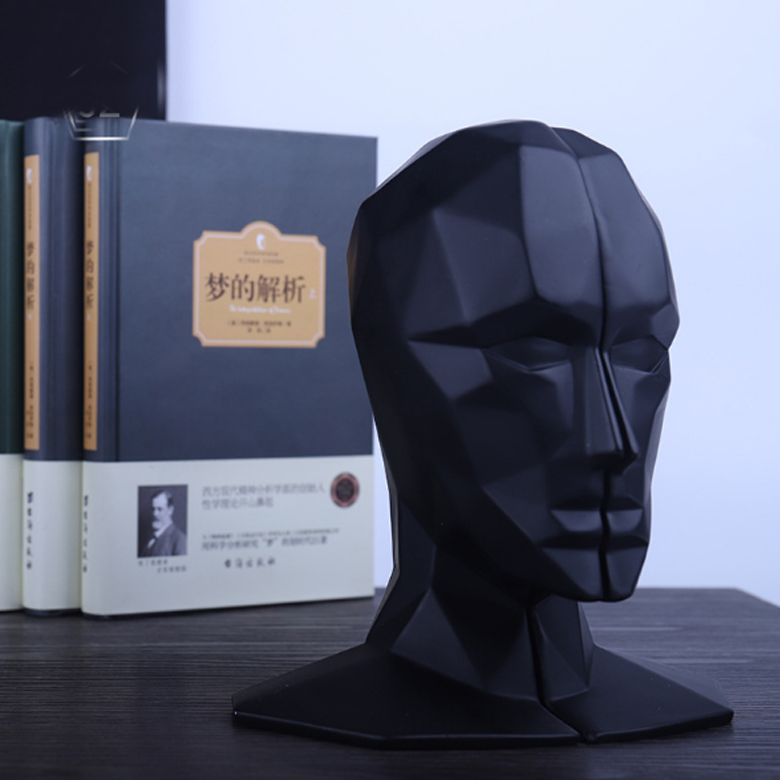 Подставки для книжных полок, декоративные креативные подставки для детского кабинета с лицом к лицу, бетонные подставки для книг, индивидуальный декор для офиса