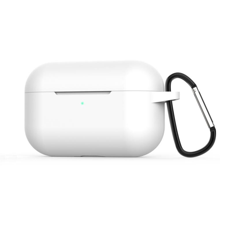 2020 новый силиконовый чехол для Airpods Pro, защитный чехол с карабином для Airpods Pro, защитный чехол