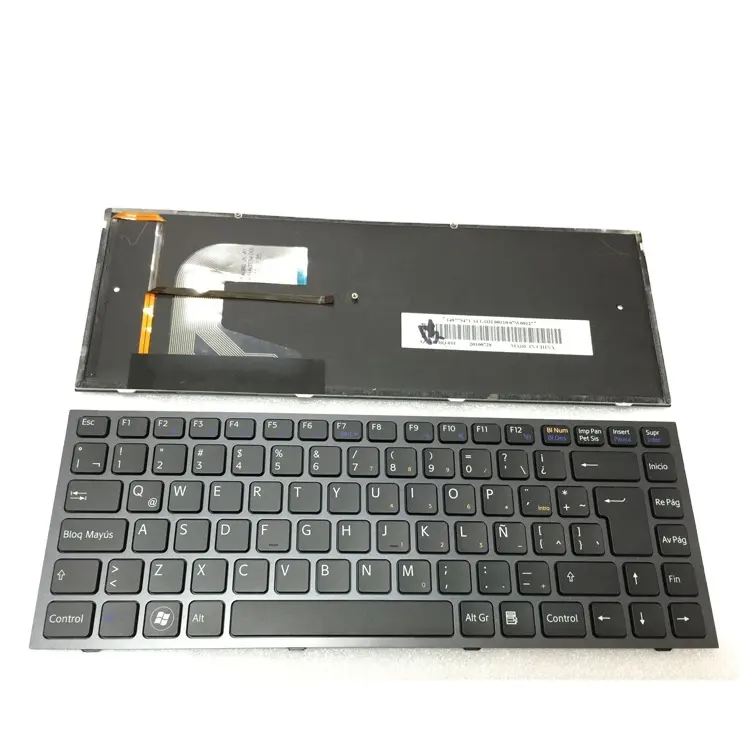 Laptop keyboard for Sony VPC-S PCG-51111T 51111W S115EC S118E Backlight Spanish keyboard