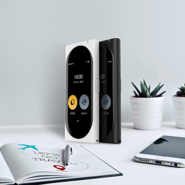 Langogo Pocket AI переводчик мгновенный двухсторонний голосовой переводчик устройство, встроенный eSIM