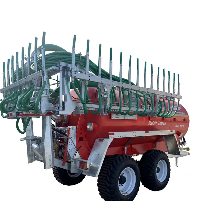 Agricultural Large Scale 8 Ton 12 Ton Cows Liquid Manure Dung Spreaders Muck Slurry Tanker Trailer For Sale