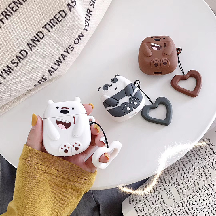 Корейский медведь для Airpods 1 2 Чехлы для Airpods 2 Чехол