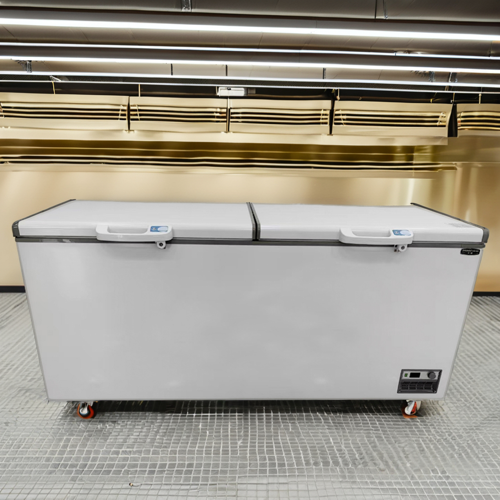 Xiangming Temperature Horizontal Deep Freezer Direct Supermarket Kitchen Equipment Home Commercial Use Cooling Climate
