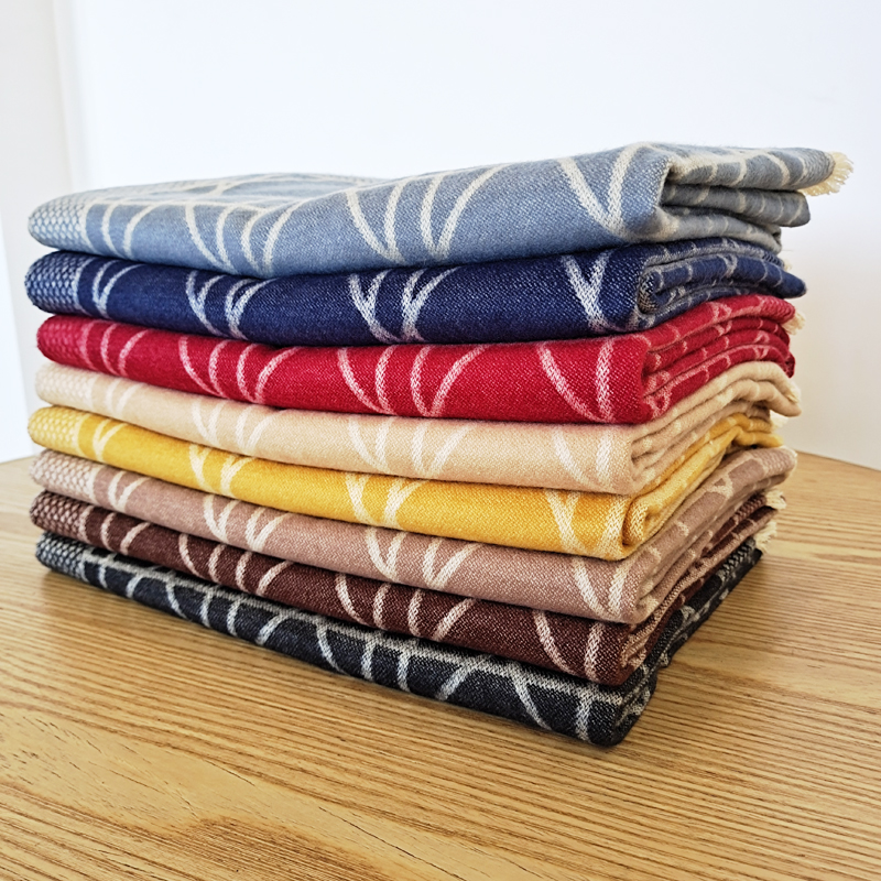 Hot Sale Wholesale Women Winter and autumn soft Cotton Shawl Long Scarf for women