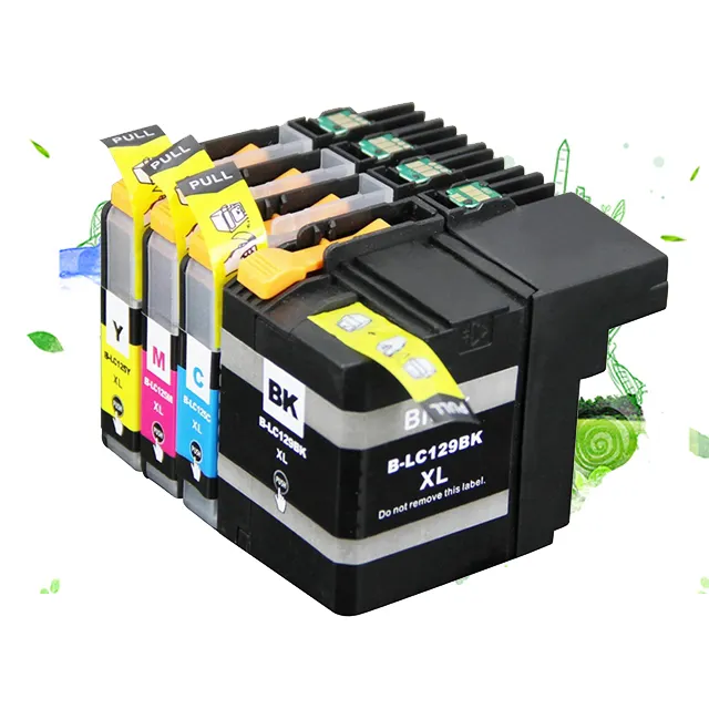 High Quality Ink Cartridges Compatible For Brother Lc125 Lc127 Use In Mfc-j4410dw J4510dw J4610dw J4710dw