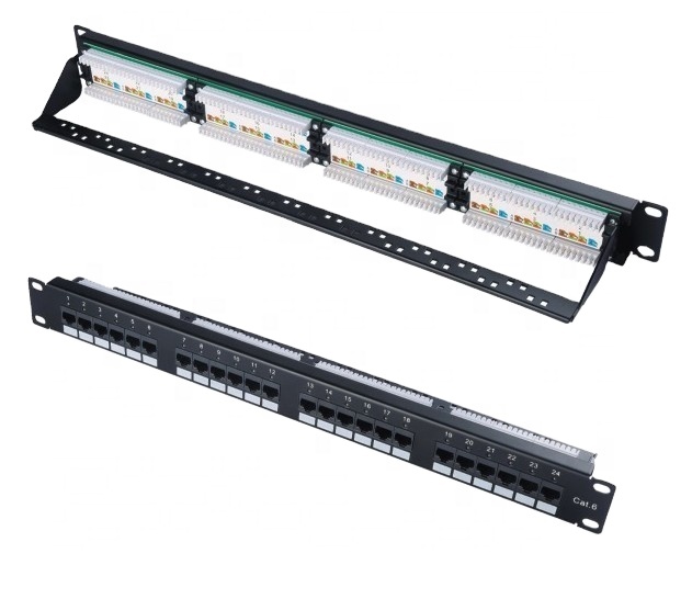 Hot Sale High Quality rj45 Cat6 24 Ports Patch Panel