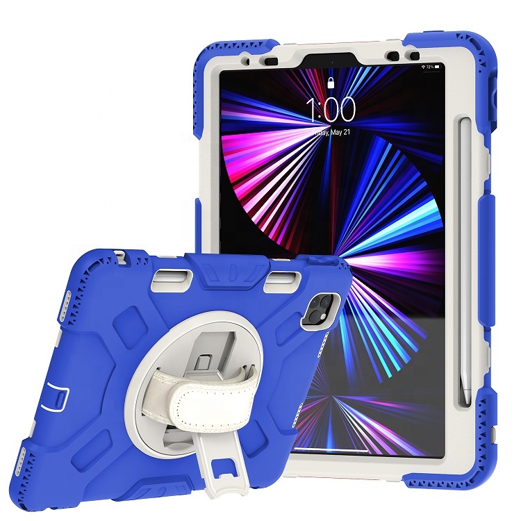 Shockproof Triple Layer Full Body Protection Tablet Cover with Pencil Holder for iPad Pro 11 inch Tablet Case