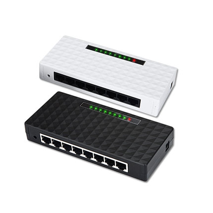 8 портов с блоком питания для ONU 100M 1000M gigabit reverse poe switch