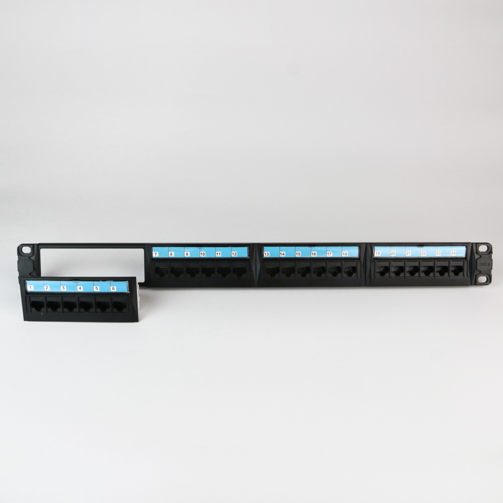 Кабельная патч-панель RJ45, гнездо UTP Cat6 24 порта