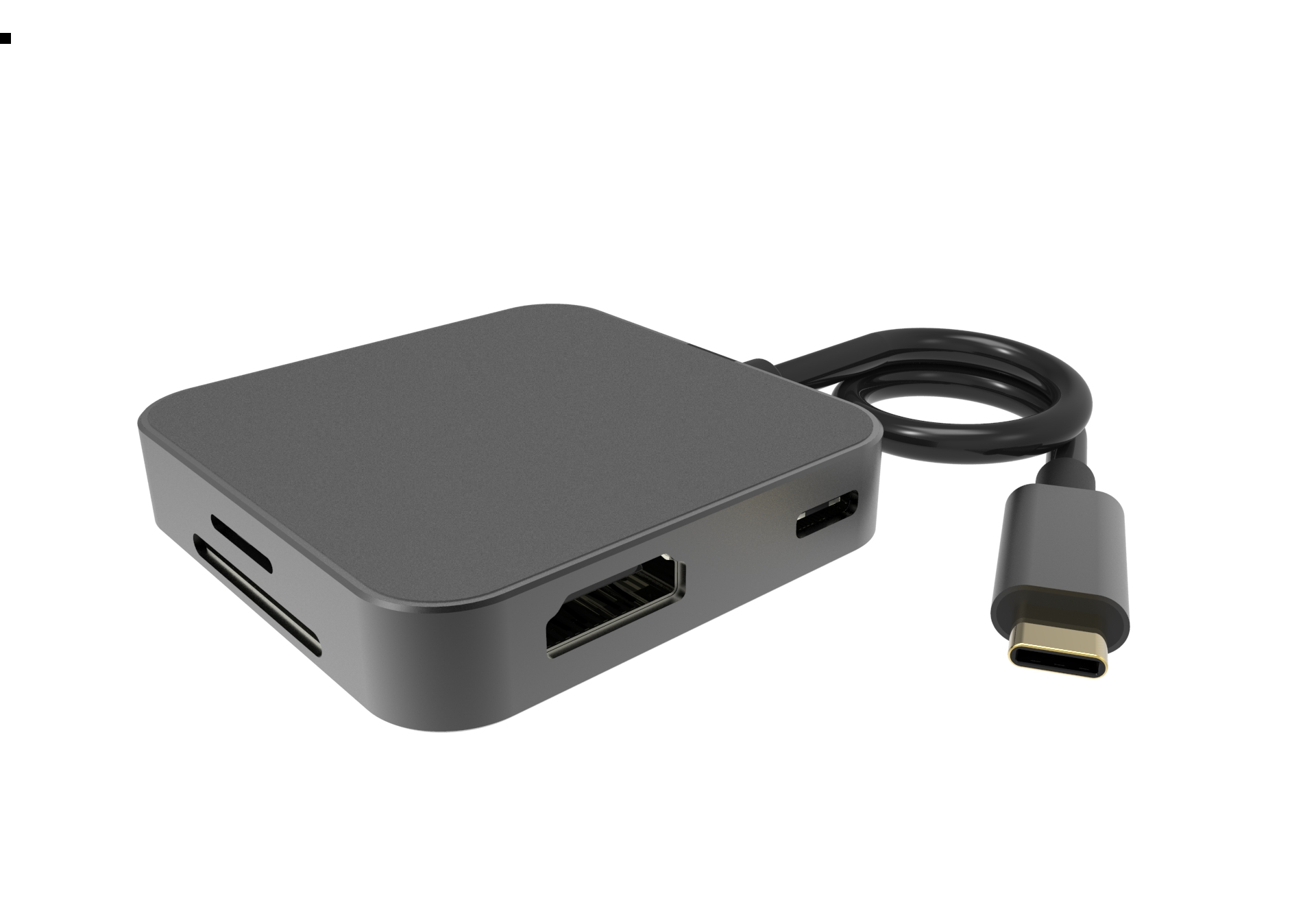 Behpex Высокоскоростной HDMI 2,0 USB-концентратор док-станция 3,0 6 в 1 ≥ 10 с быстрой зарядкой CN;GUA серебристый алюминиевый сплав 15 см