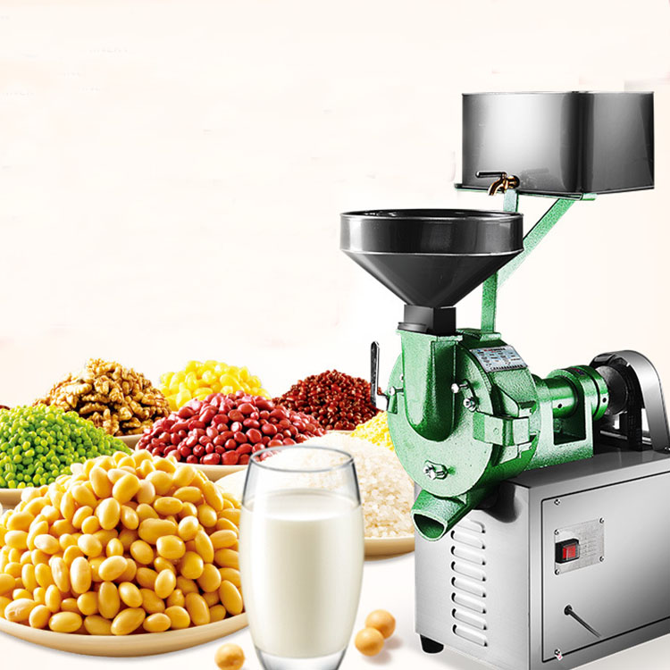 Industrial Tofu Almond Soybean Soy Milk Maker Making Grinding Machine Machinery
