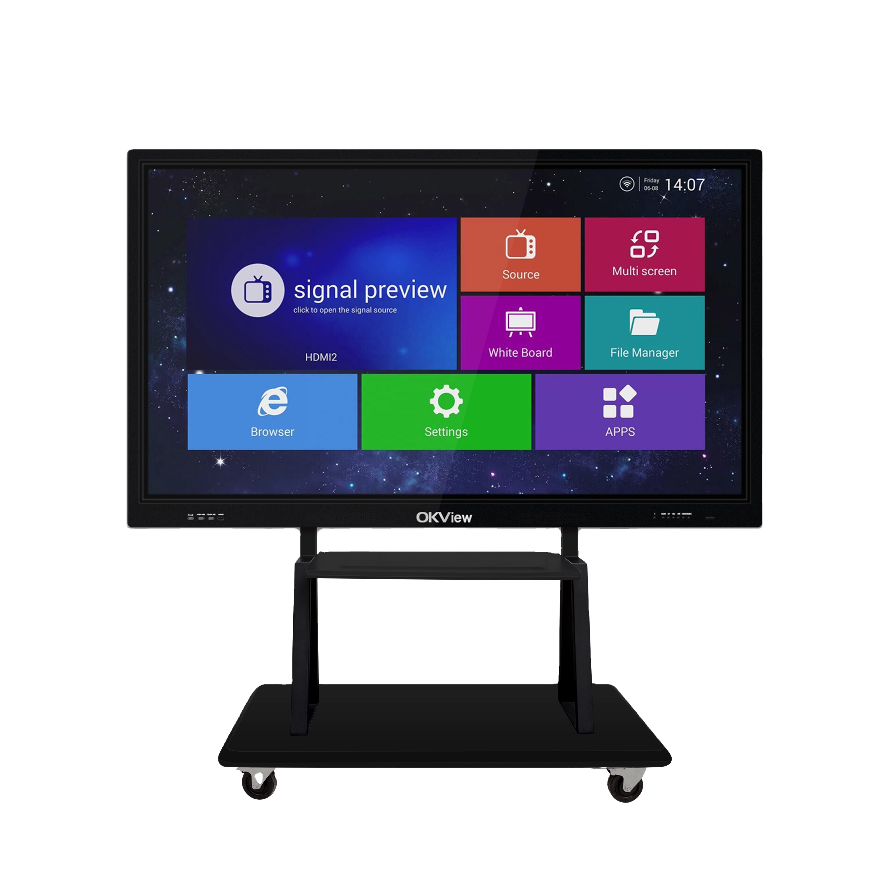 OEM/ODM HD 4K 86 дюймов Сенсорная смарт-доска интерактивная доска для школы