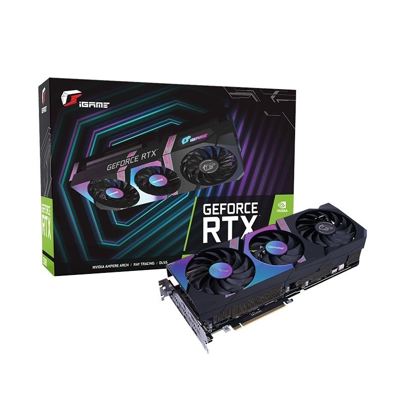 Красочный iGame RTX 3070 8G 1725-1770MhzCyber панк Киберспорт игра guangzhui компьютерная видеокарта