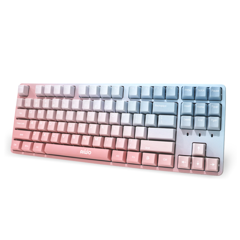 AIWO Best Selling Keyboard Mechanic Pink Clavier Gamer Highest Quality Keyboard Gaming Mechanical OEM ODM Mecanical Keyboard