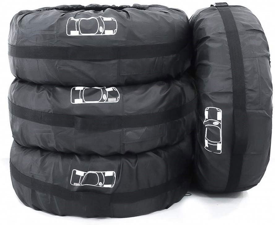 High Quality Foldable Tire Cover 80cm/31in Diameter Tire Protective Covers Storage Tote Bags Wheel Cover