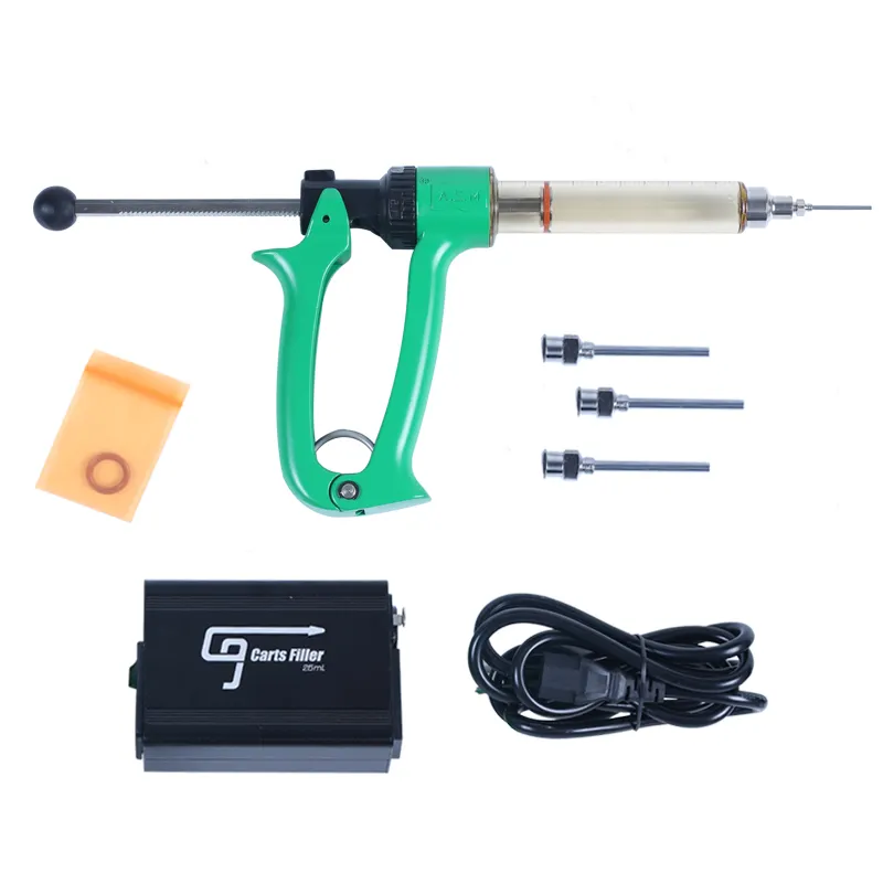 Wholesale Replacement Handheld Distillate Filling Gun Barrel 25ml Cbd Oil Distillate Filling Gun 0.8ml Carts Filler