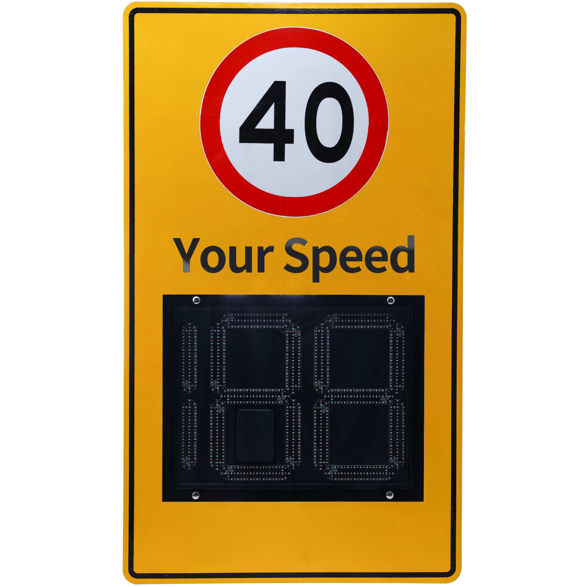 WHST speed safety signs