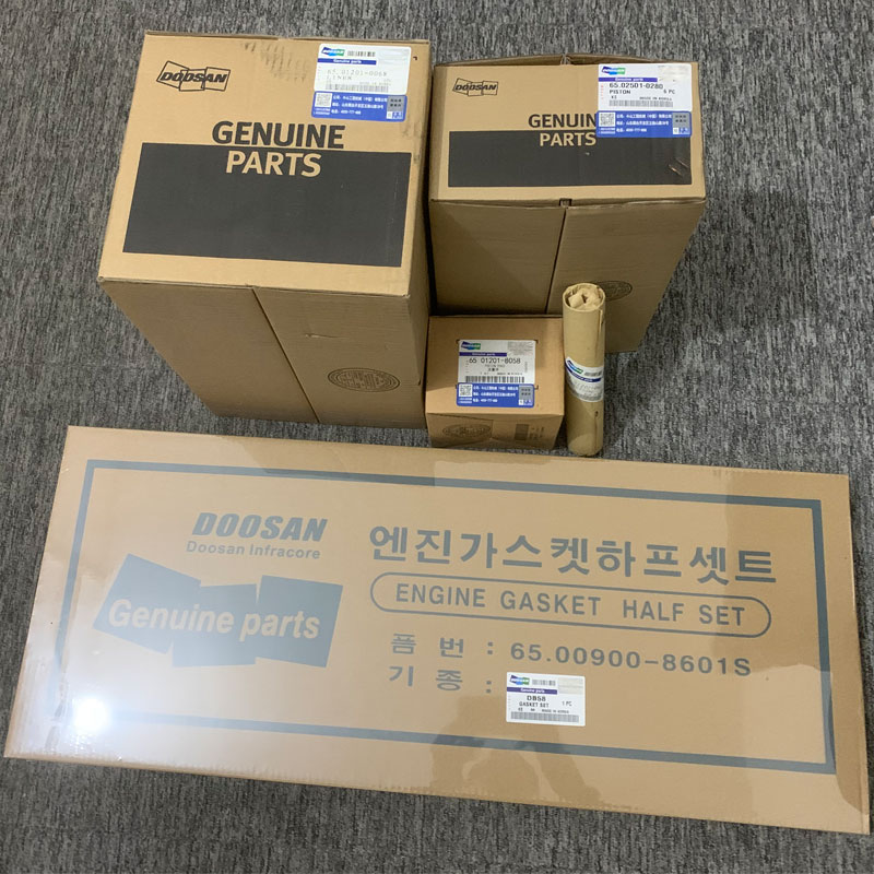 Doosan экскаватор запчасти DH150-7 DH200-7 DH215-7 DH258-7 DH300-7 гильза цилиндра двигателя поршневые уплотнения ремонтный комплект