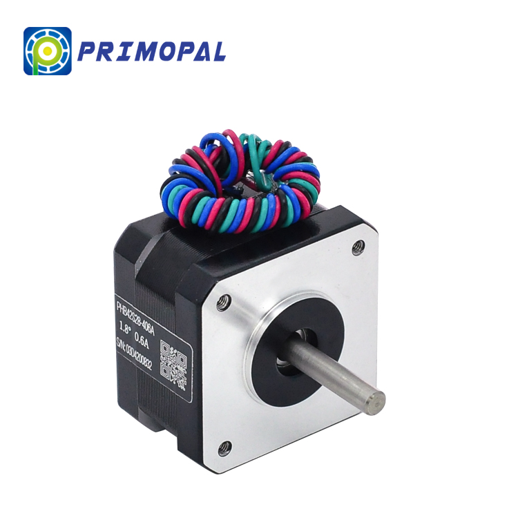 42x42mm 0.9 Degree 09 Degre Step Nema 17 9 Angle 12V Motors 42Mm 42Hm Smooth Movement Low Inertia Stepper Motor