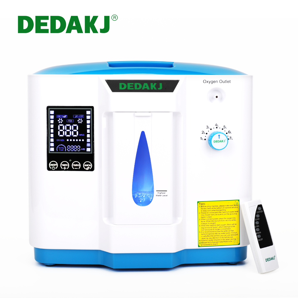 DEDAKJ Cheap 7L portable oxygen concentrator china