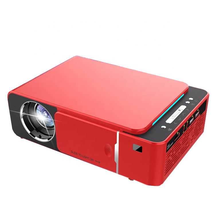 Hot Selling T6 Basic Edition Smart Lcd 3000 Lumens Led Mini Projector 720p Hd Home Projector