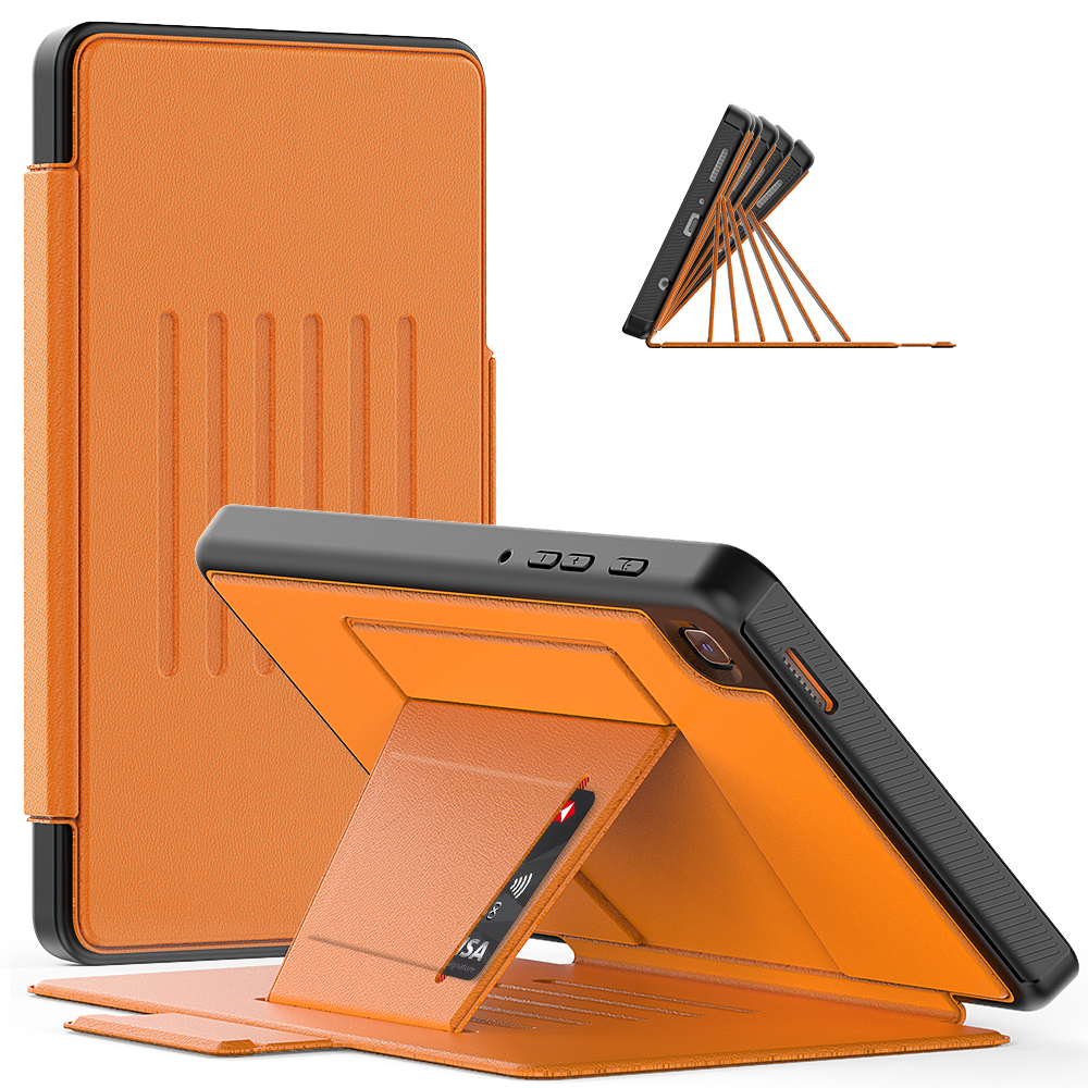 for samsung galaxy Tab A7 lite T220 T225(2021) Adjustable Stand Card Slot leather cover Multi-function tablet protective cover
