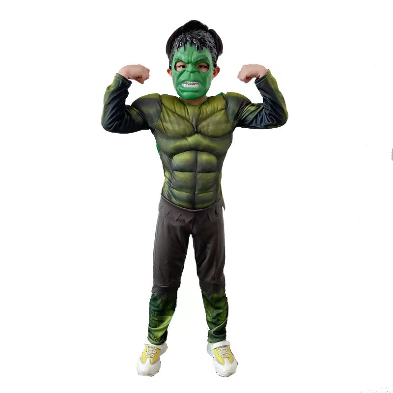 Children's Muscle Costume Prom Party Marvel Performance Set