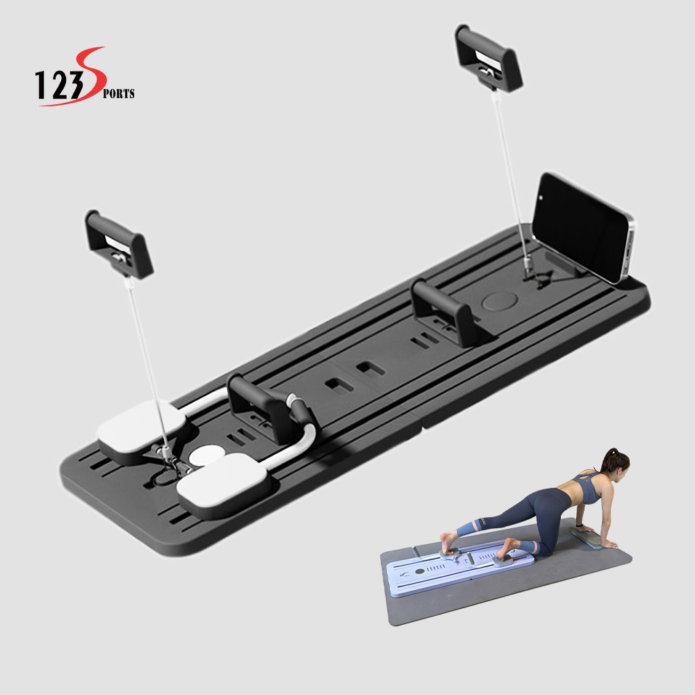Foldable Multifunctional High Quality Gym Fitness Equipment Easy To Carry Ab Push Up Board Equipped With A Phone Holder