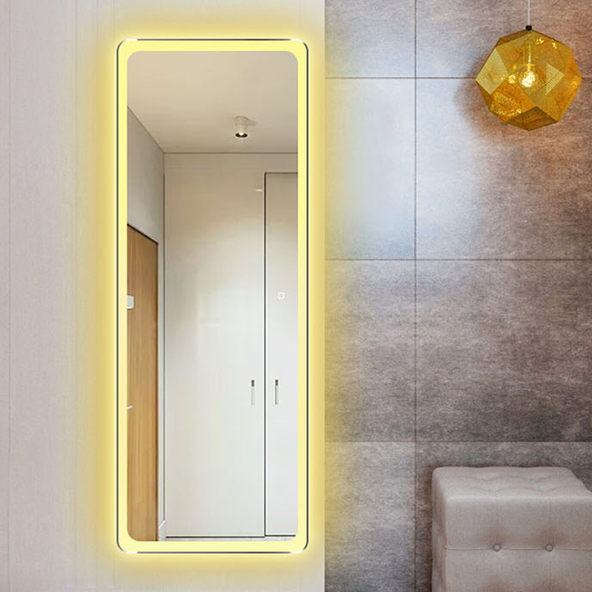 Hot selling smart wall LED full length mirror stand mirror for dressing