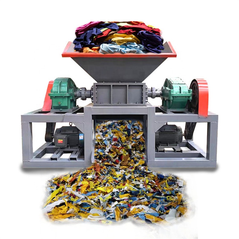 Mini scrap metal recycling metal drum can shredder machine