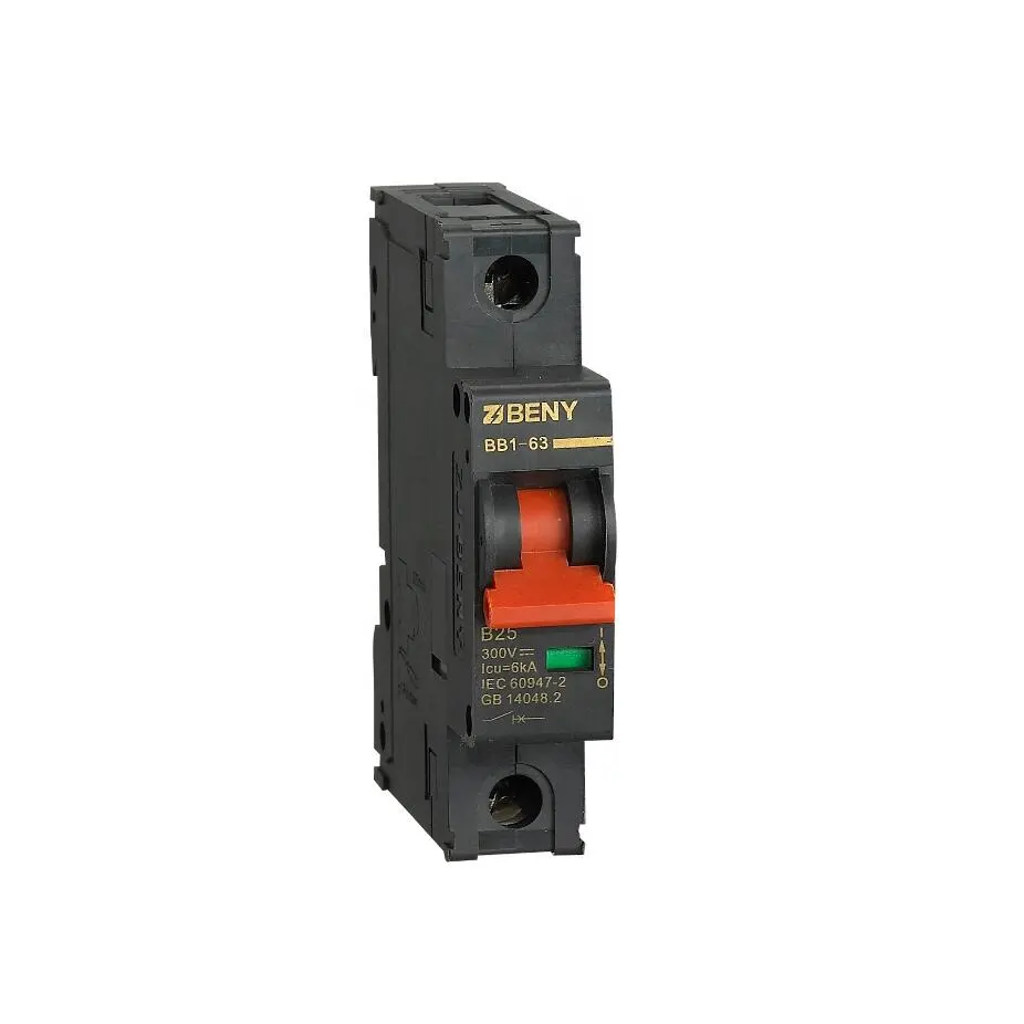 1P 300V 63a DC BREAKER/миниатюрные автоматические выключатели DC MCBS-BB1-63 для фотогальванических приложений