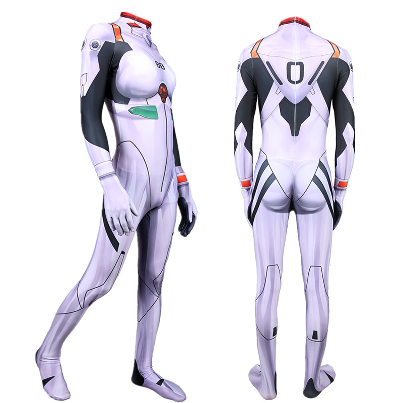 boy men party warm sexy New century Evangelion Ayanami Rei battle Cosplay anime bodysuit Halloween costume
