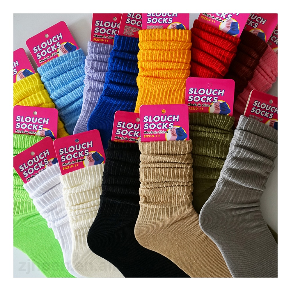 WD-9 uron custom lazy lady slouch socks красочные хлопковые пушистые носки с избыточным весом