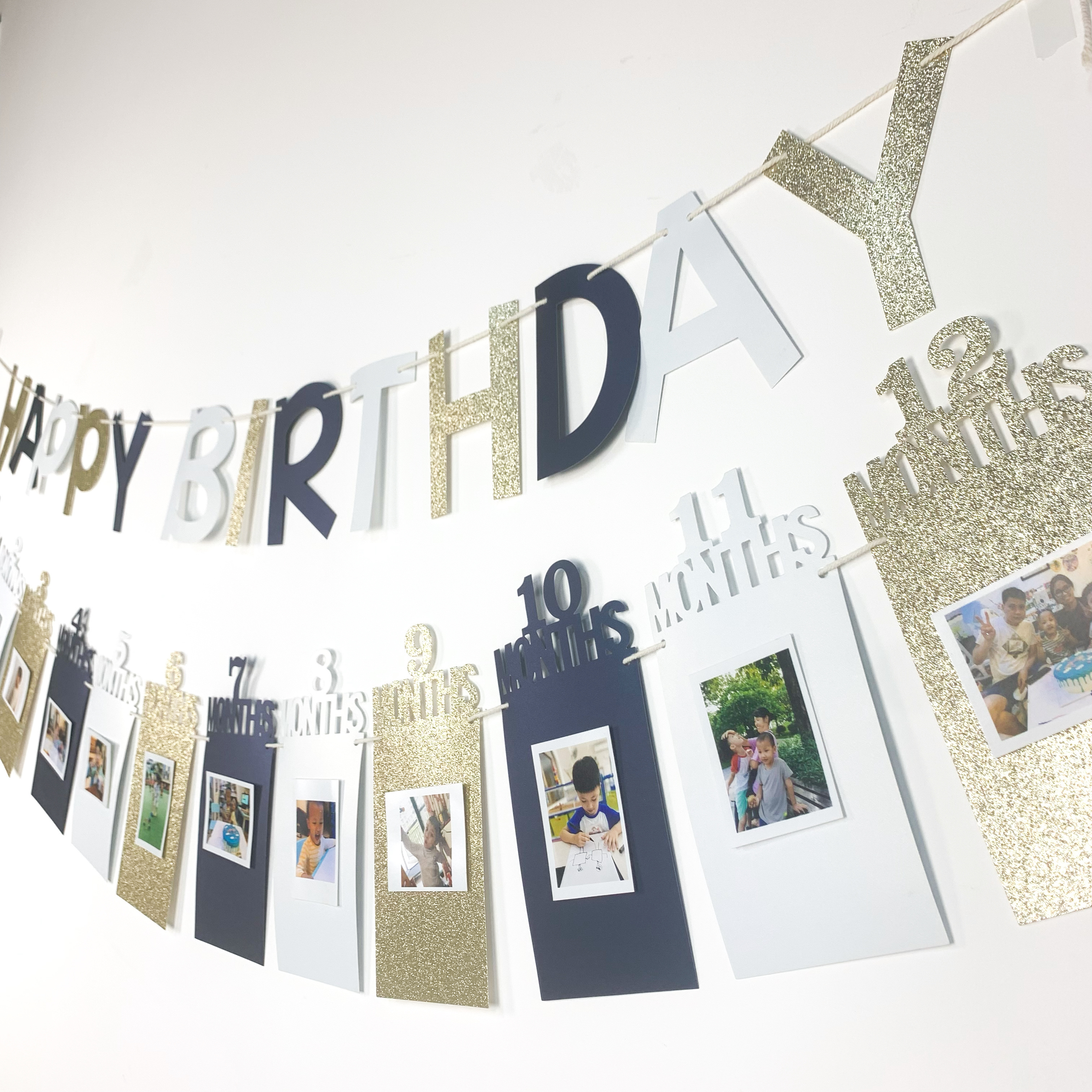 Happy Birthday Decorations My Birthday Banners Large Hanging Flags banner for Girl or boy
