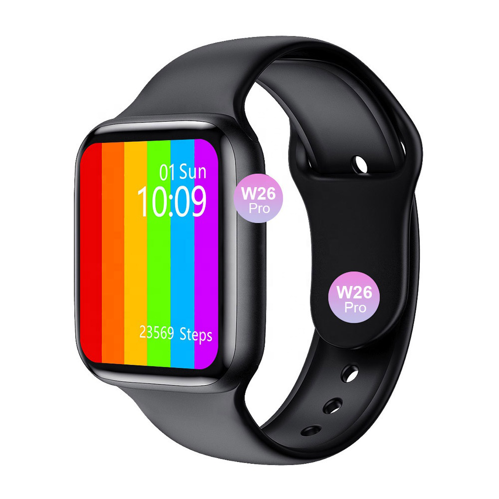 Горячая продажа W26 W26 + BT Smartwatch 2021 цена Пакистан Спорт сенсорный экран часы водонепроницаемый вызов онлайн Смарт часы